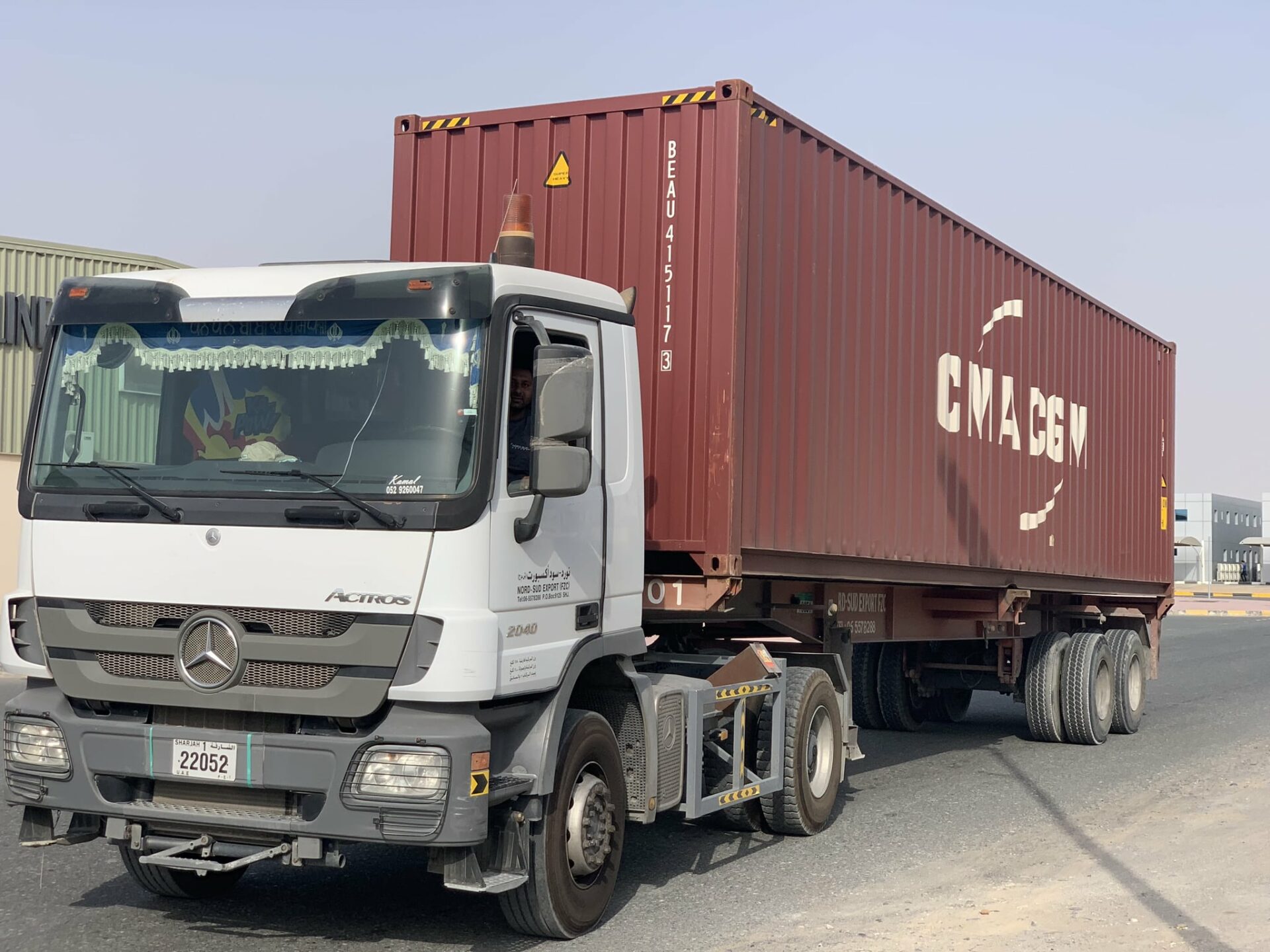Containers loaded for export