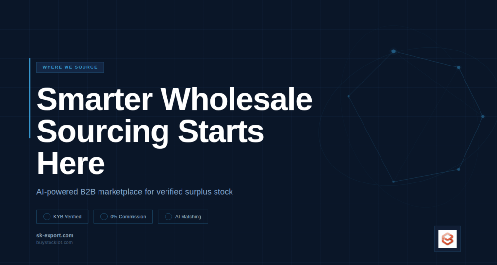 Where We Source Our Wholesale Stock: Why We Use Buystocklot